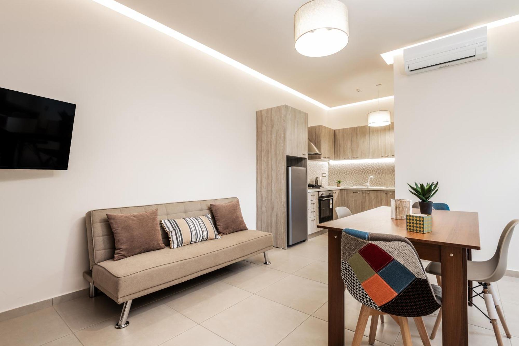 Katsaros Luxury Apts II 5 Min Walk To Beach Циливи Экстерьер фото